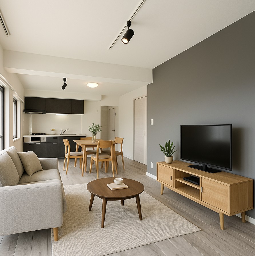 居室・リビング　※別号室の参考写真です