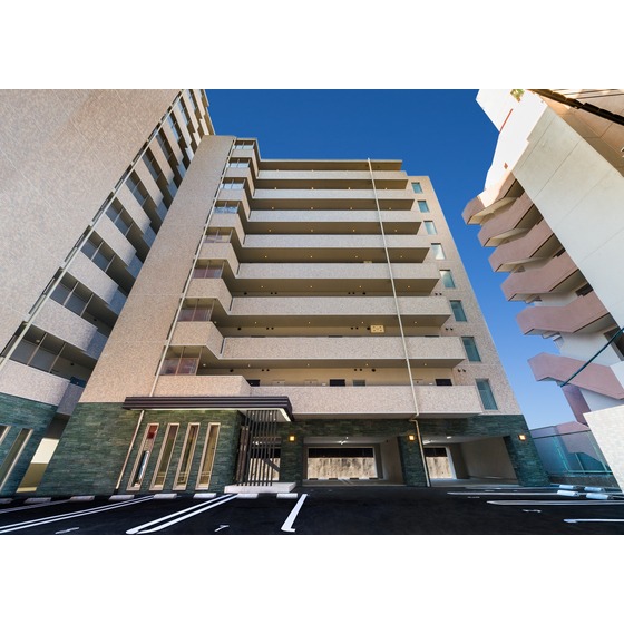 建物外観　街まで徒歩圏内