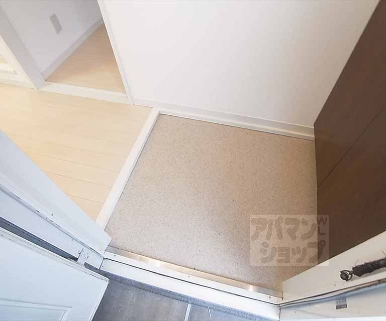 玄関　フラットな玄関部分