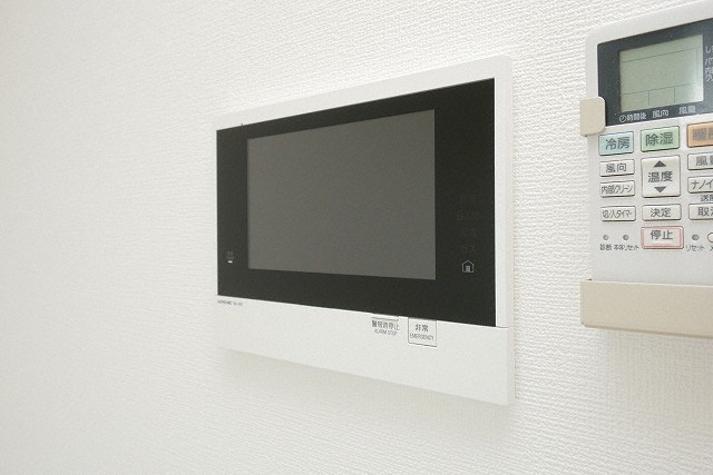 セキュリティ　モニター付きインターホンです