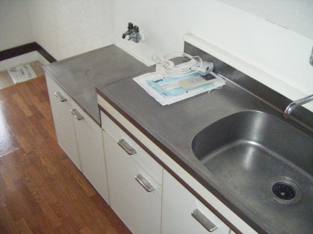 キッチン　ガスコンロ設置可能です。
