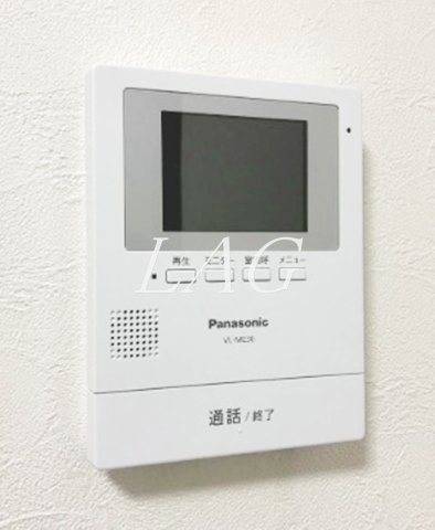 セキュリティ　モニター付きインターフォンです。