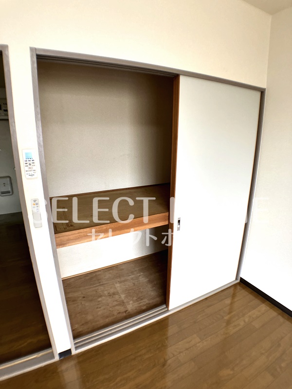 収納　たっぷりとした収納スペースです