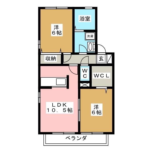 グランドゥールKの間取り写真