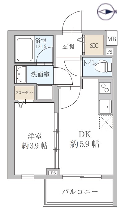 Storia茨木新庄の間取り写真