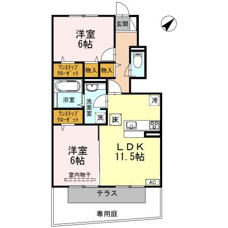 ミルパーチェの間取り写真