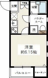 ＪＲ中央線 高円寺駅 徒歩10分 5階建 築21年の間取り写真