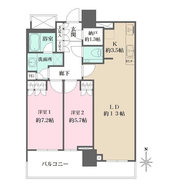 建物外観　間取り図