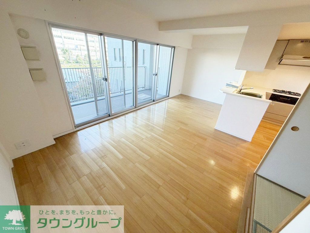 上矢部町マンションの居間写真