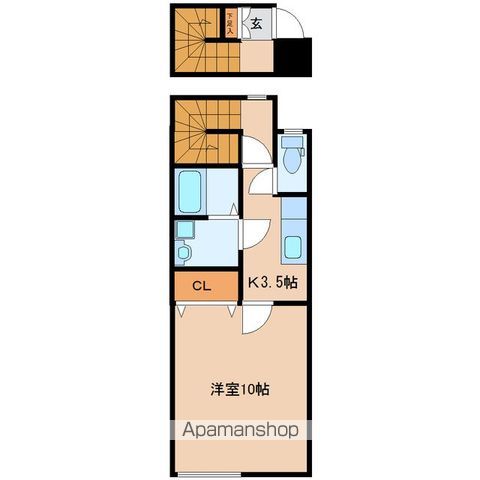 ソレイユ向山壱番館の間取り写真