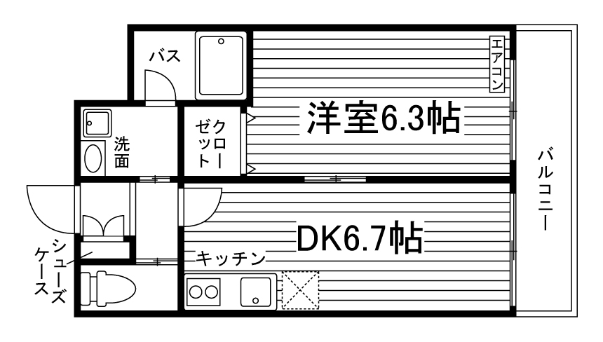 リタフォレッセの間取り写真