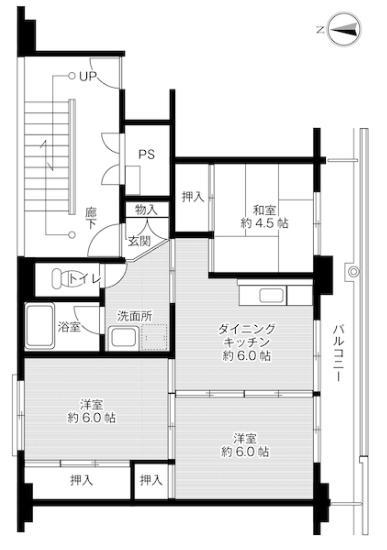 ビレッジハウスひといちの間取り