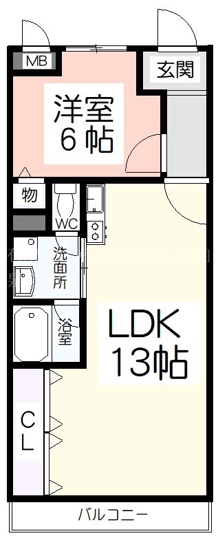 サニーコート大鳥の間取り