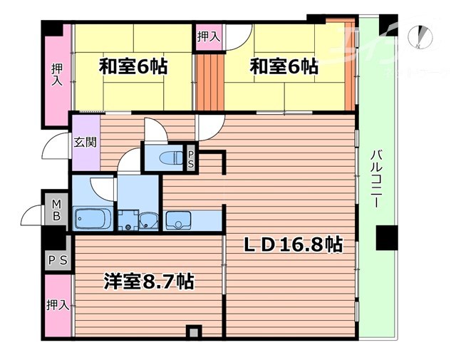 エミネンス辻本IIの間取り