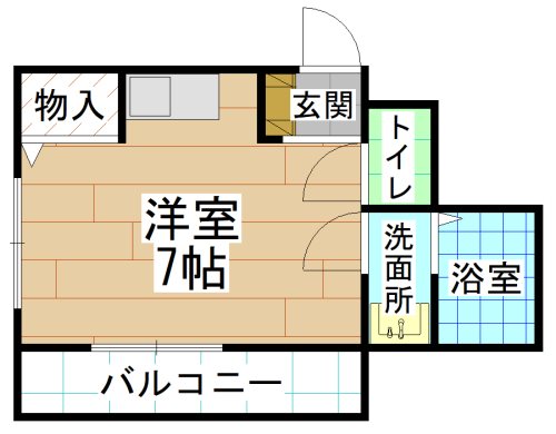 北九州市八幡西区東鳴水のマンションの間取り