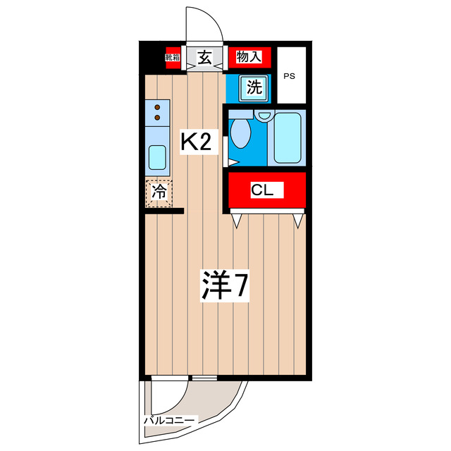 グランメゾン・鮎川の間取り