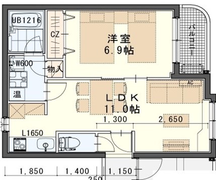 ヴェルノの間取り