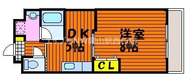 COCO学南町の間取り