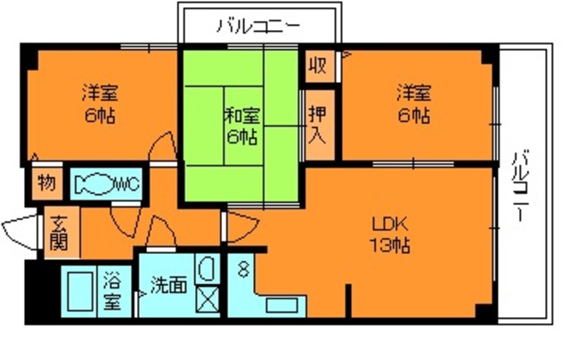 アークティアラの間取り