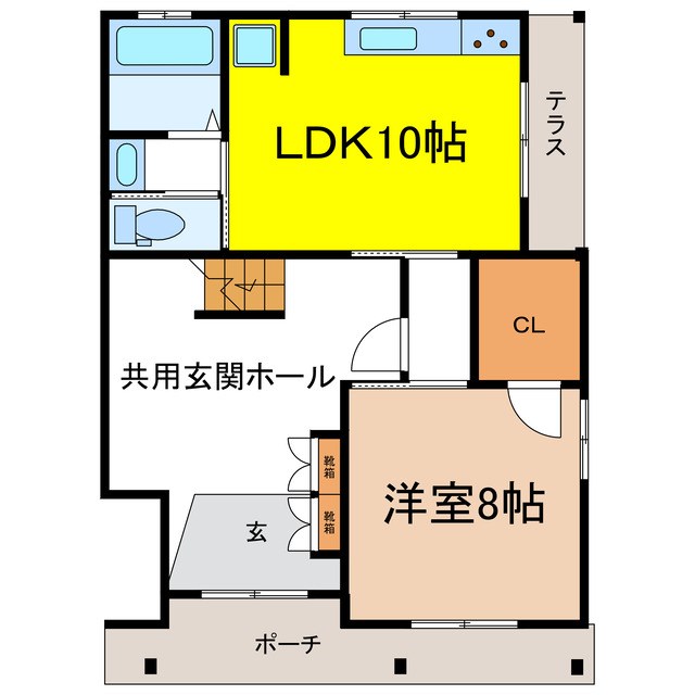 グランドシティ墨坂南弐番館の間取り