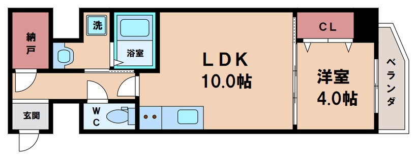 グランパシフィック帝塚山innovationの間取り