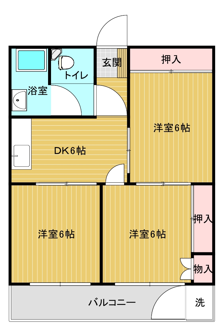 ハイツエリールの間取り