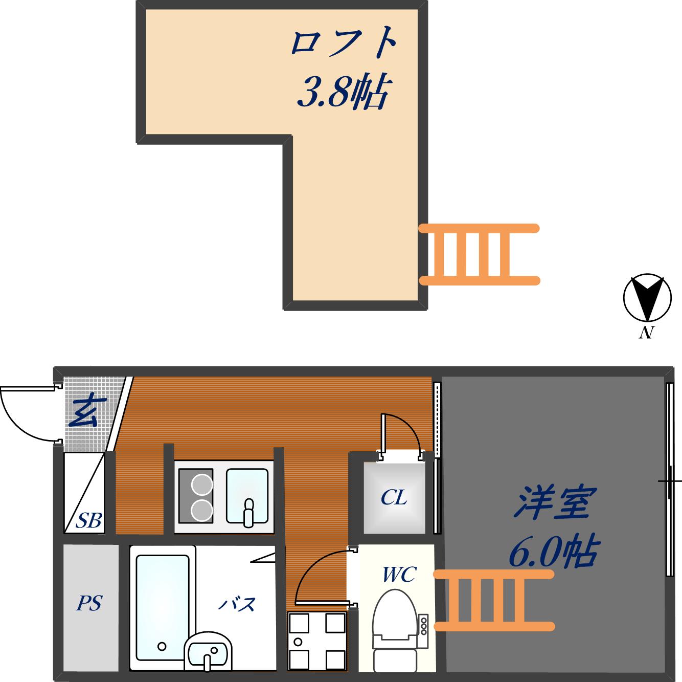 ベルディール高美の間取り