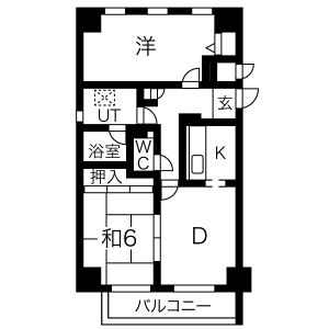 グレース堀田の間取り