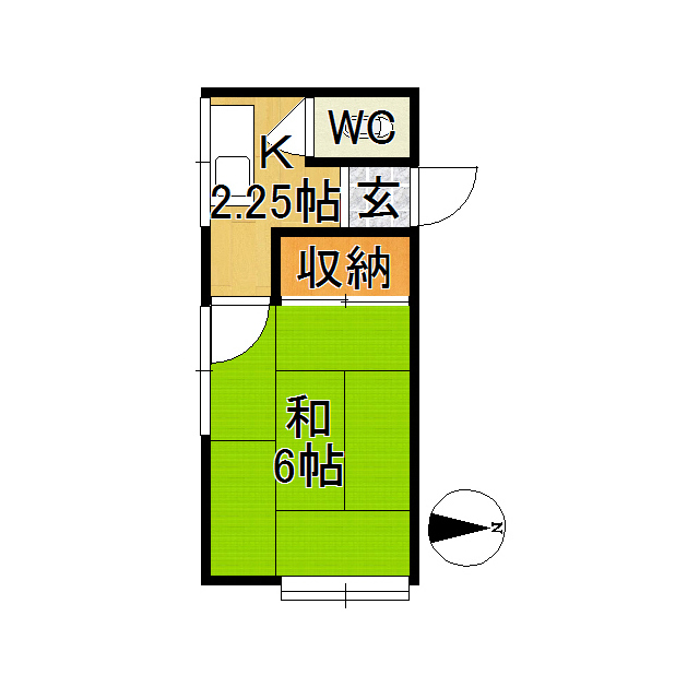 第一太田アパートの間取り