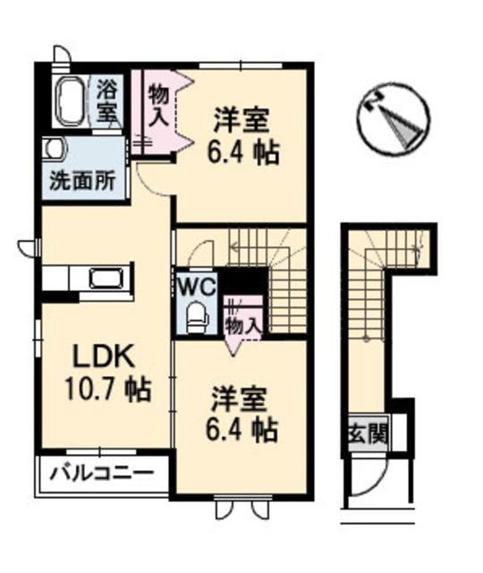 ガーデニアマミの間取り