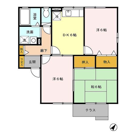 リブェールけやき　IIの間取り