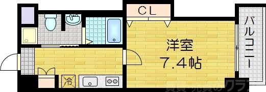 HF四条河原町レジデンスの間取り