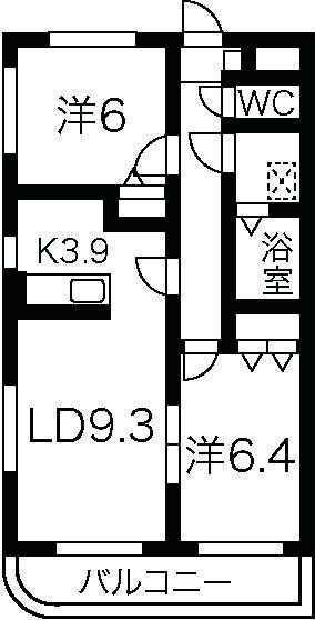 プリミエール下山の間取り