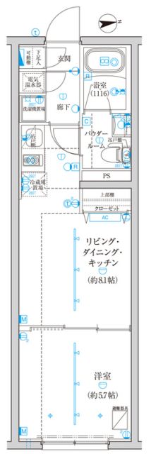 ＴＲＡＤＩＳ西池袋の間取り