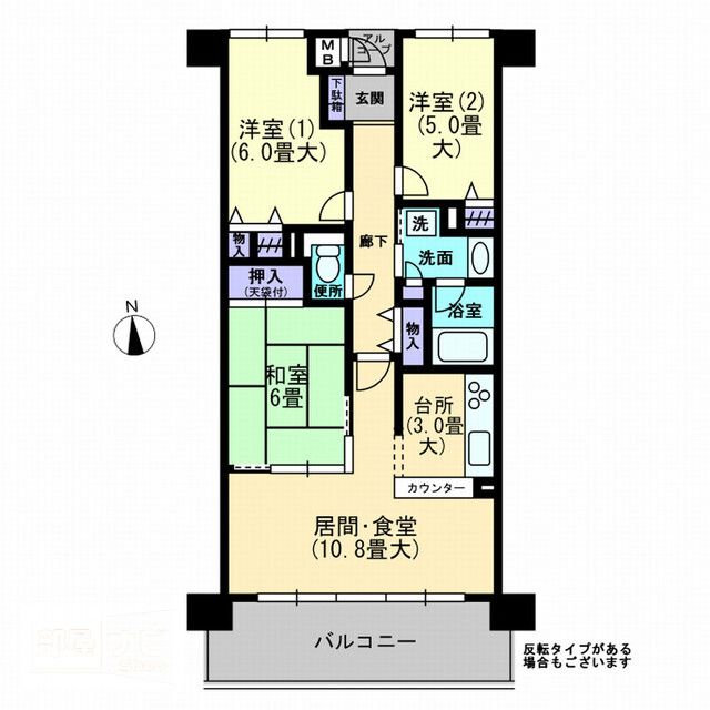 ファミール錦町の間取り