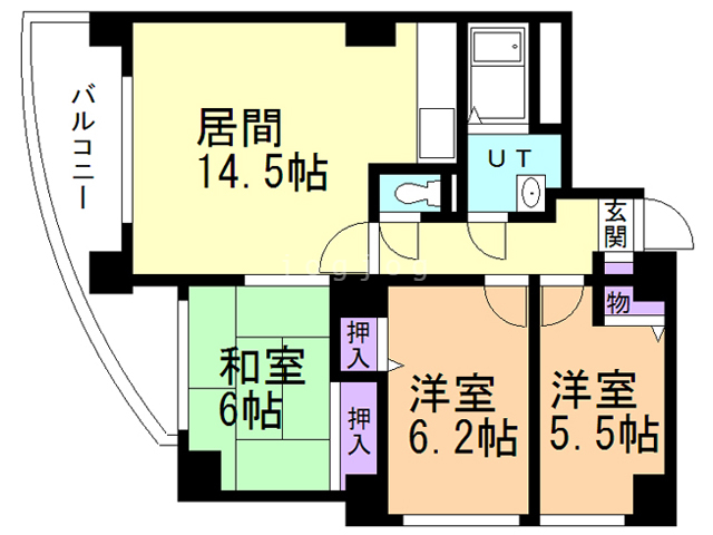 タワーマンション粕谷IIIの間取り