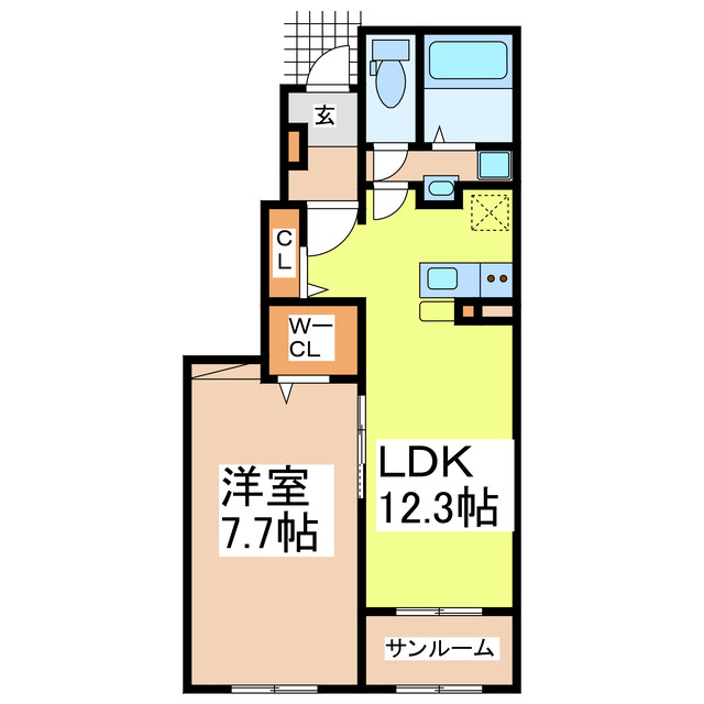 グランシエルIIの間取り