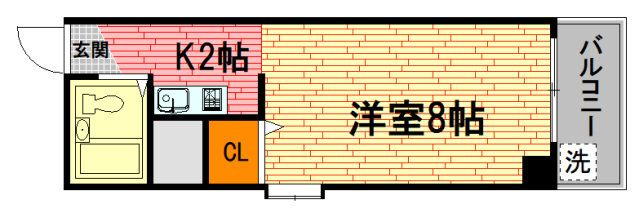 広島市安佐南区古市のマンションの間取り