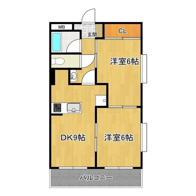 観音台オークマンションの間取り