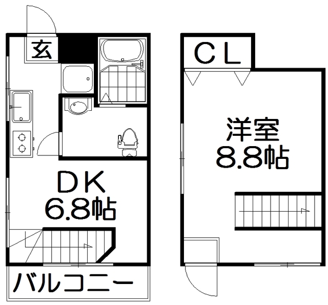 【BLANCOSTAの間取り】