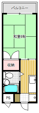 サンハイツ峯の間取り