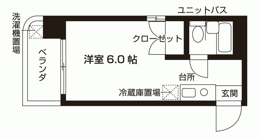 マンハイム東雲の間取り