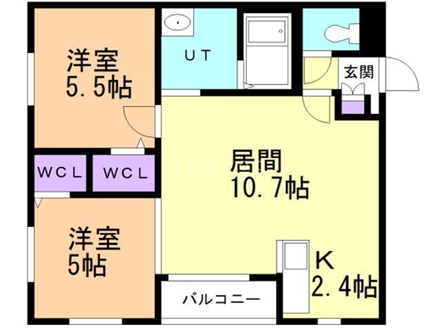 ヌーン南山鼻の間取り