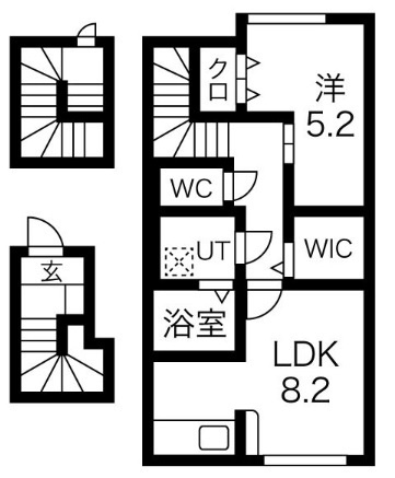 アンタレス（元木）の間取り