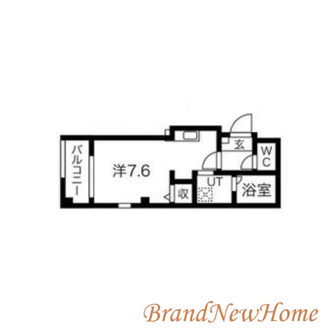 堺市堺区九間町西のマンションの間取り