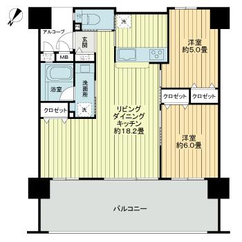 プレミアムコート浦添勢理客の間取り