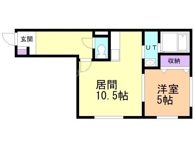 北広島市東共栄のマンションの間取り