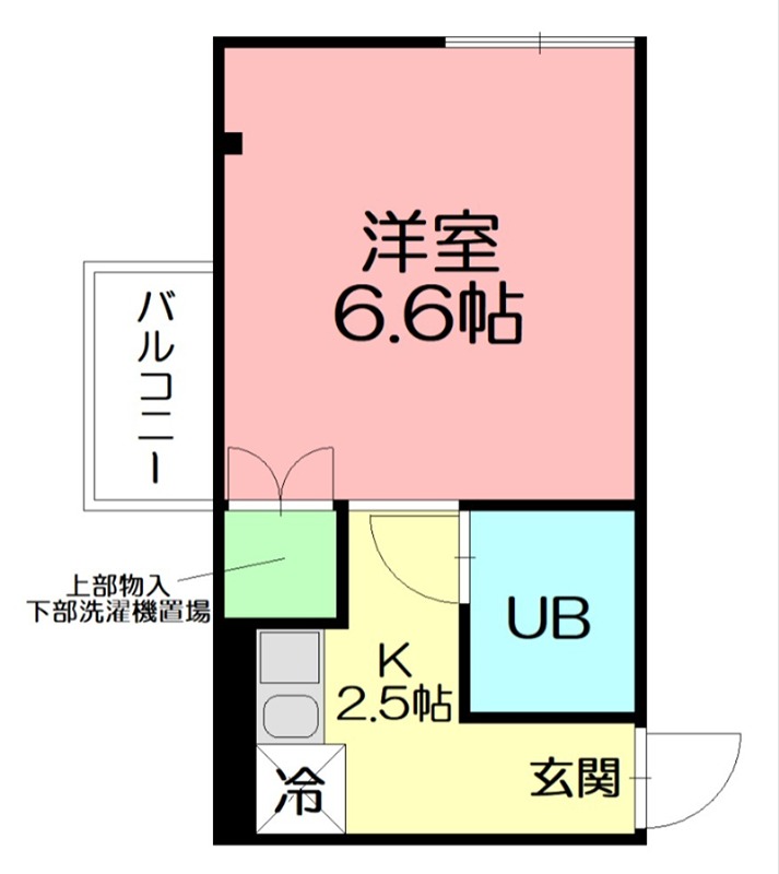 藤沢市鵠沼橘のアパートの間取り