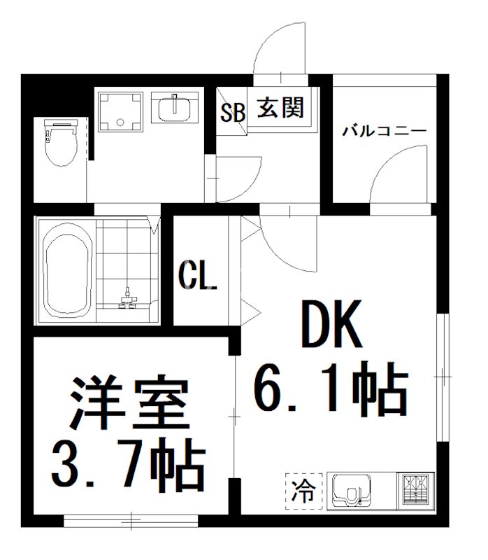 La Luce十条の間取り