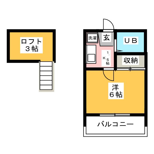 スペース中郷の間取り